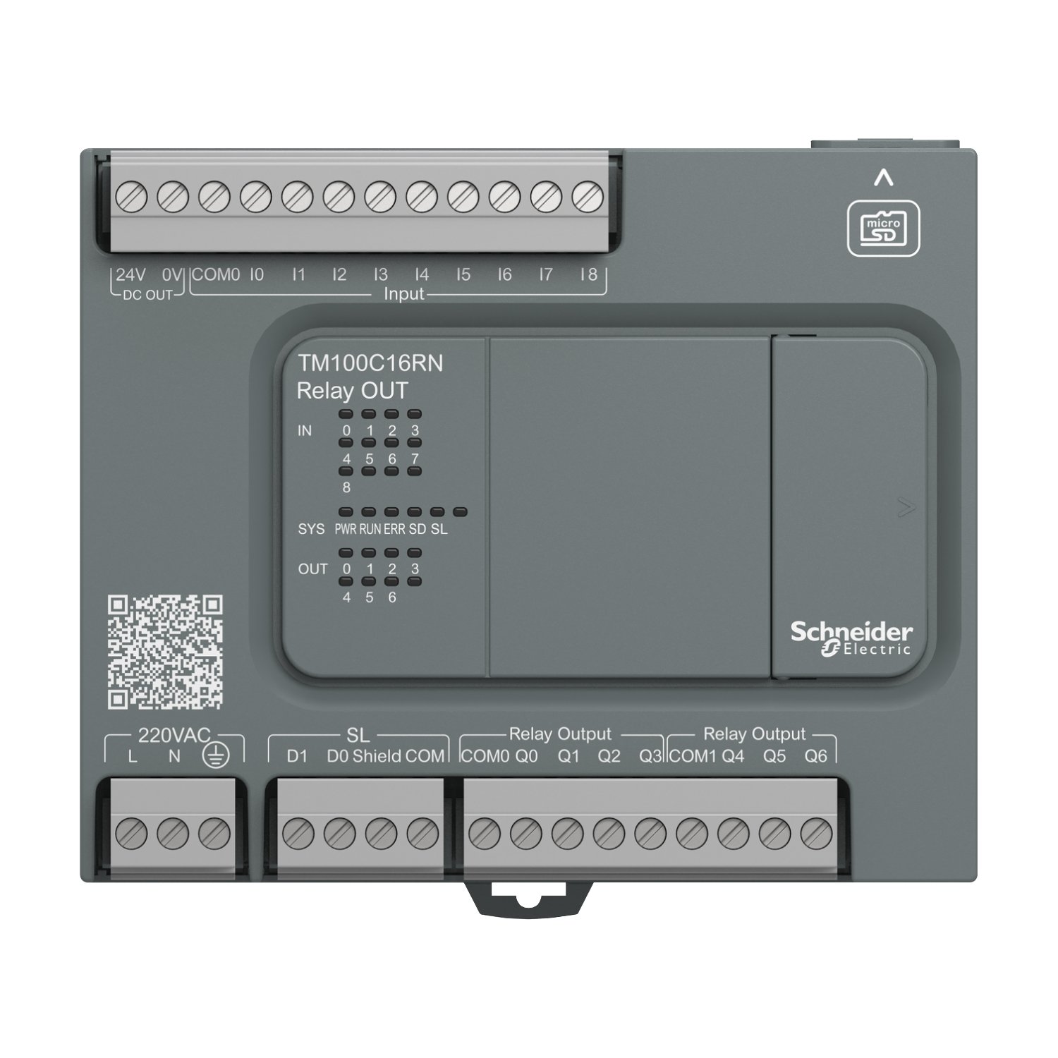 Controller M100 - 9I/7O relay - 220VAC image 2