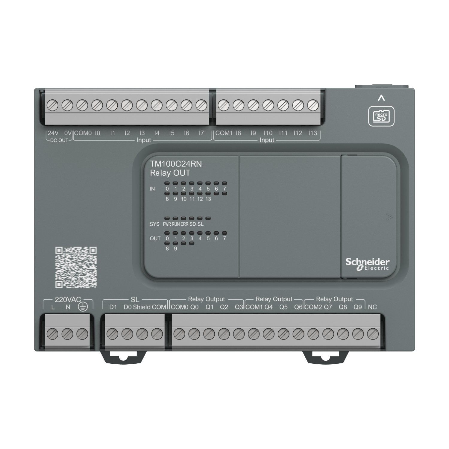 Controller M100 - 14I/10O relay - 220VAC image 2