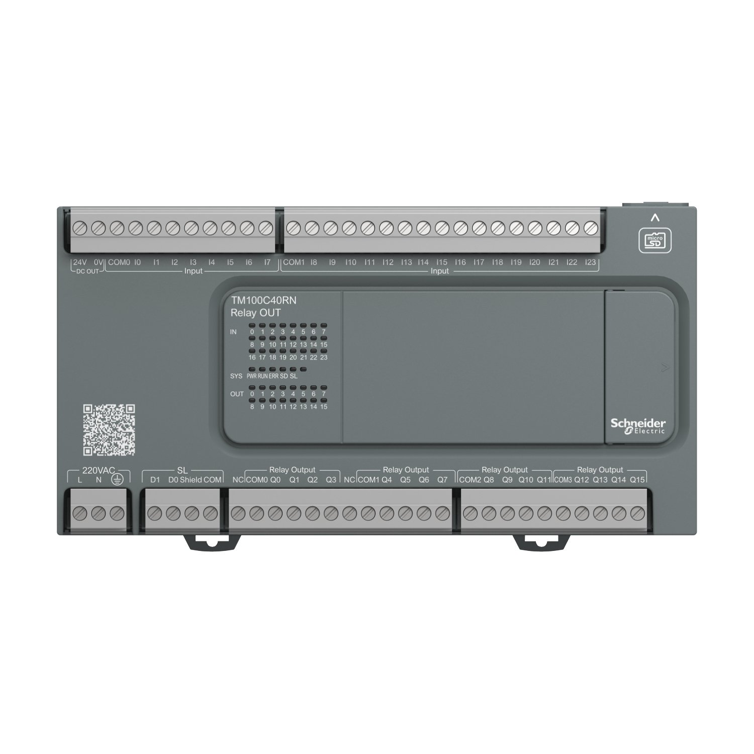 Controller M100 - 24I/16O relay - 220VAC image 2
