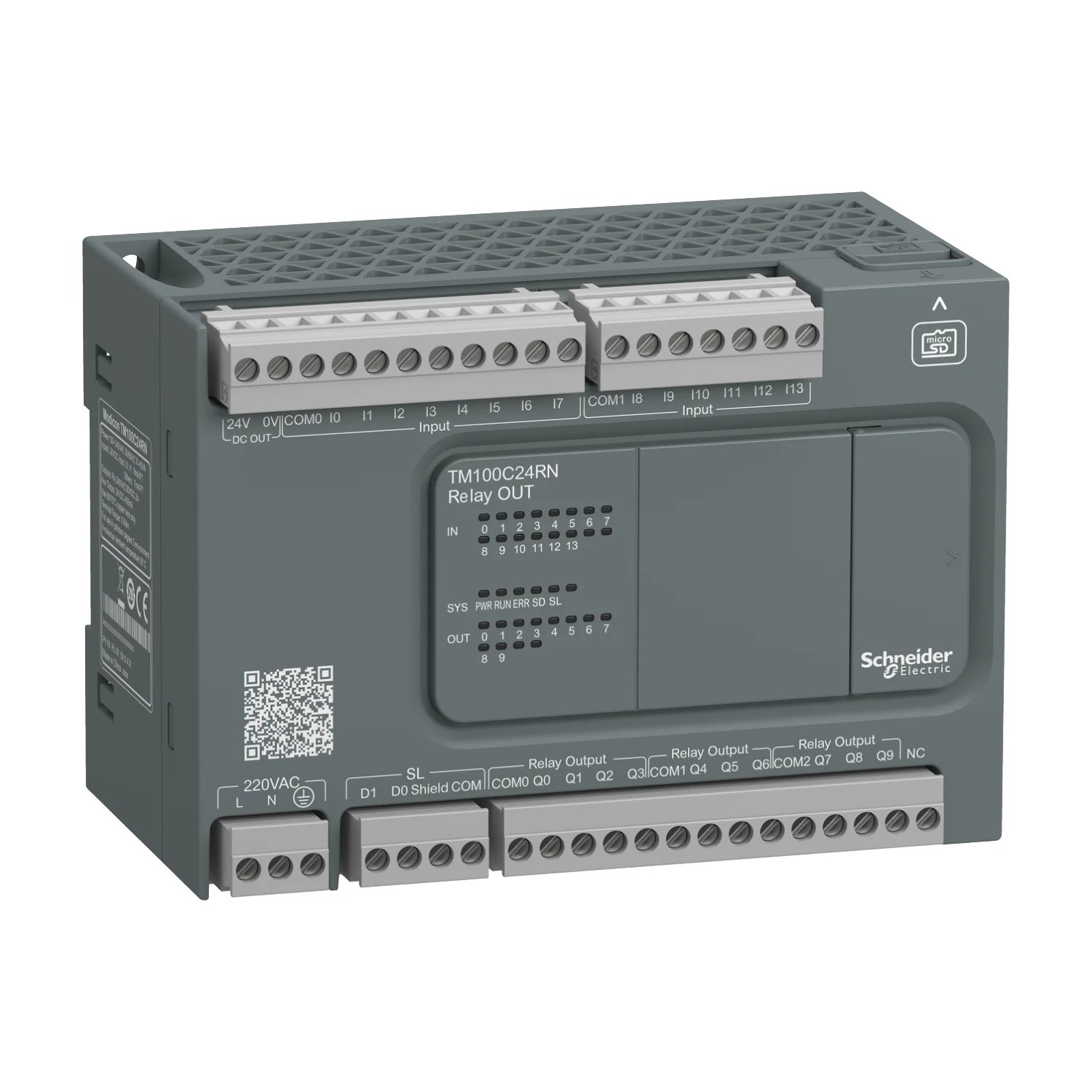 Controller M100 - 9I/7O relay - 220VAC